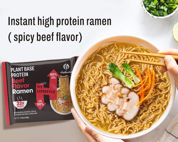 High Protein Beef ramen noodles packet