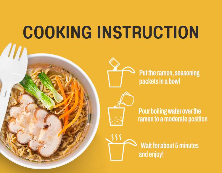 High Protein Instant Noodles Chicken Flavor