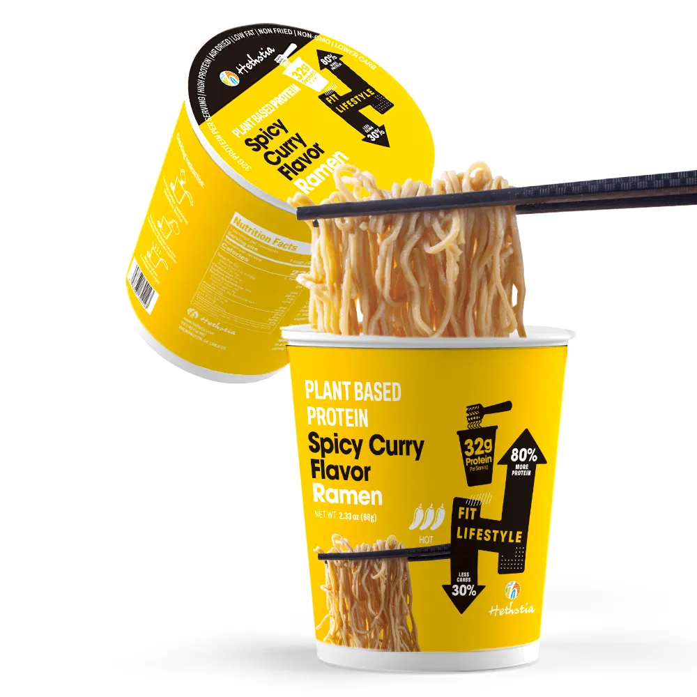 High Protein Cup Noodles Spicy Curry